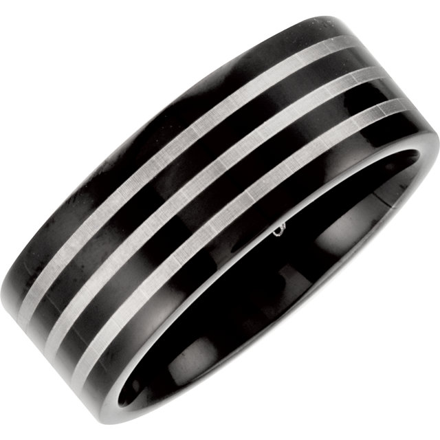 Titanium Grey Laser Band