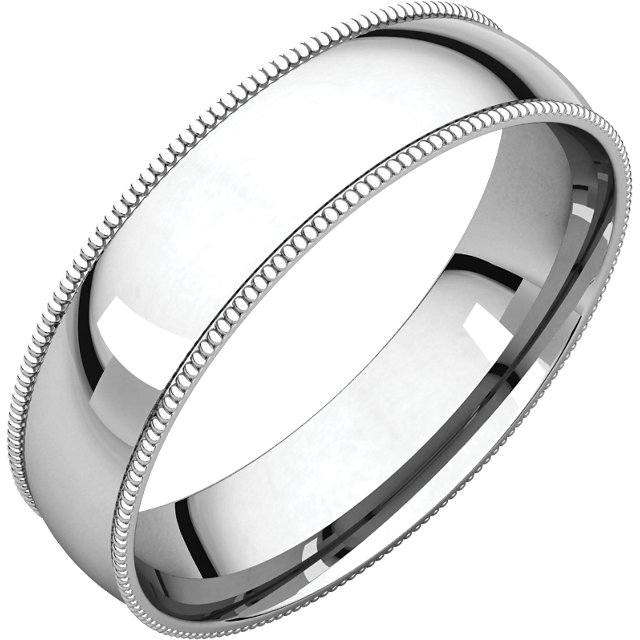 Milgrain Light Comfort Fit Bands