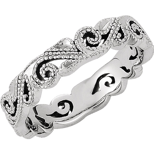 Granulated Scroll Band